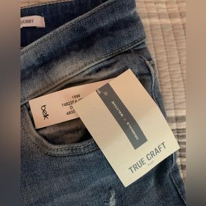 True craft jeans distressed a little